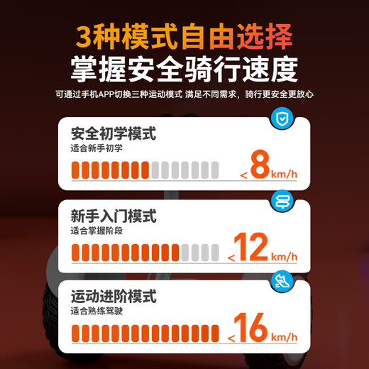 Lingao electric smart balance car, first-of-school gift, self-operated somatosensory car for 6-12 years old, adult walking electric car for children aged 10 to 15 years old, 10-inch glare smart high-end APP