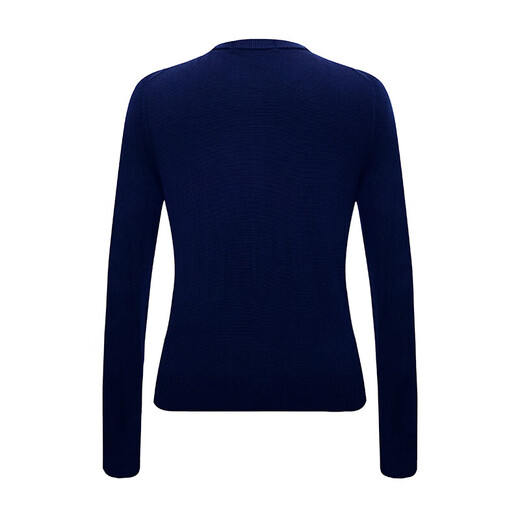 Navigare Italian small sailing women's sweater spring and autumn round neck cardigan sweater jacket 2334092061 Navy M