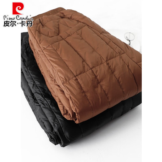 Pierre Cardin Minus 40 Degree Down Pants Women's Outerwear Plus Velvet Thickened Pants 2026 Autumn and Winter New Large Size Fat Harem Cotton Pants Black L Recommended 115-130 Jin Jin equals 0.5 kg