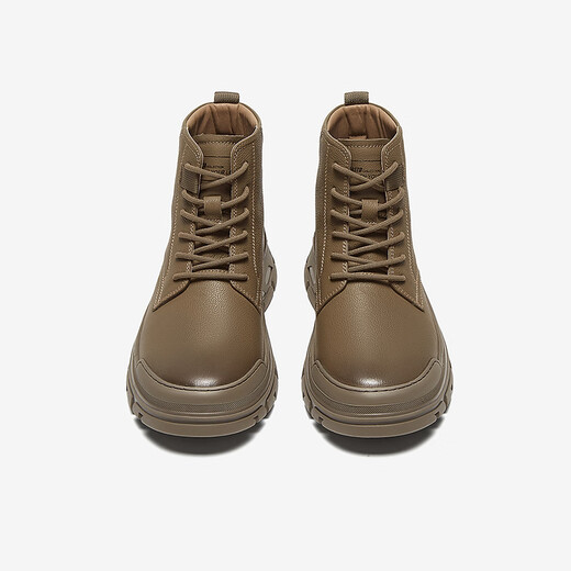 Meilleur centre commercial d'hiver nouvelle peau de vache plus velours Martin bottes chaussures en coton à semelles épaisses bottes pour hommes bottes courtes DED17DD4 kaki 42