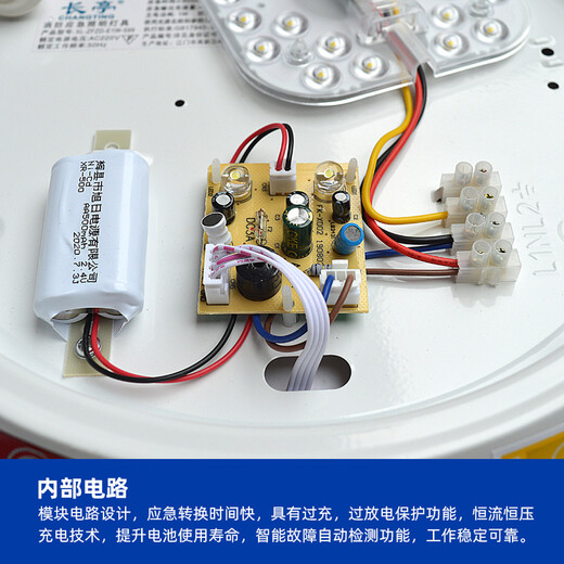 Tin light LED ceiling light corridor aisle staircase human body infrared induction sound and light control emergency fire garage power outage lighting emergency light 24W light source + human body induction