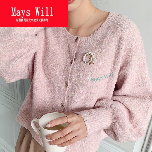 Mays Will brooch pearl butterfly high-end rhinestone women anti-exposure petals pearl gold-brooch