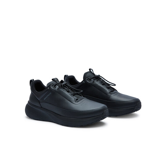 Biyinlefen Antibacterial and Deodorant Spring and Autumn Men's Shoes Light Business Versatile Casual Lace-Free Leather Shoes Cowhide 07 Black 40 (250mm)