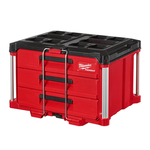 Miwaki PACKOUT series stacking box module storage system industrial-grade multi-functional storage box large-capacity equipment box stacked three-drawer tool box 48-22-8443