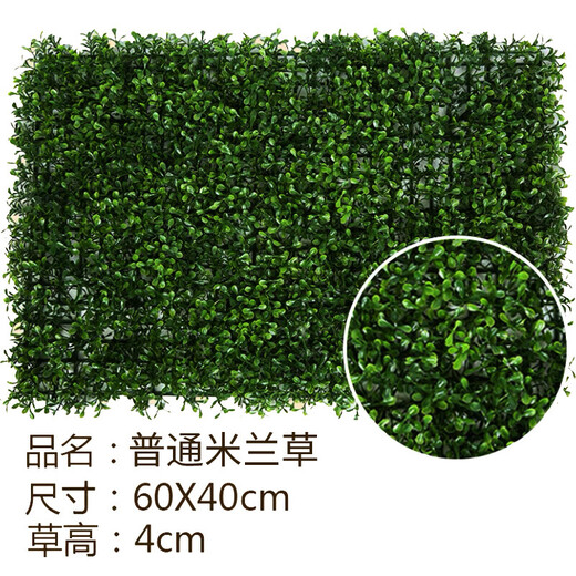 Huawoli simulated lawn (Milan lawn 40*60) simulated plant wall green plant wall fake lawn turf background wall decoration