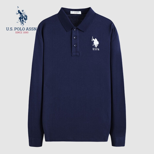 U.S.POLOASSN.polo shirt men's 6103105472 navy blue XL