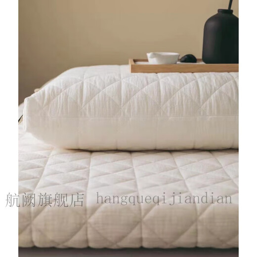 Chuangjingyixuan Atour Pillow Hotel Same Style Japanese 0-pressure Room Cotton Maternity and Infant Class A Memory Foam Slow Rebound Pillow Core Season Hotel Orange 10cm Single Pack