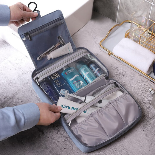 ToMill wash bag men's large capacity dry and wet separation new portable travel storage bag waterproof cosmetic bag business trip bath bag Starry Night - Standard Style - Classic Black - Shipped from Merchant Warehouse