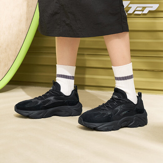 Xtep Women's Shoes Migration 2.0 Sports and Casual Dad Shoes Winter Warmth 2025 New Anti-Slip Wear-Resistant Increased Height and Versatile