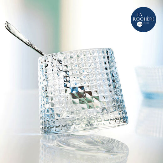 LA ROCHERE Made in France rotating whiskey glass BLOSSOM wine dirty pattern coffee cup and plate award-winning design whiskey glass 4 gift boxes