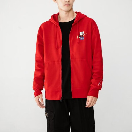 Nike (Nike) Air Jordan Herren neuer Stil AJ Strick Sport und Casual Kapuze-Jacke 822659-010 DH7727-687 xxl
