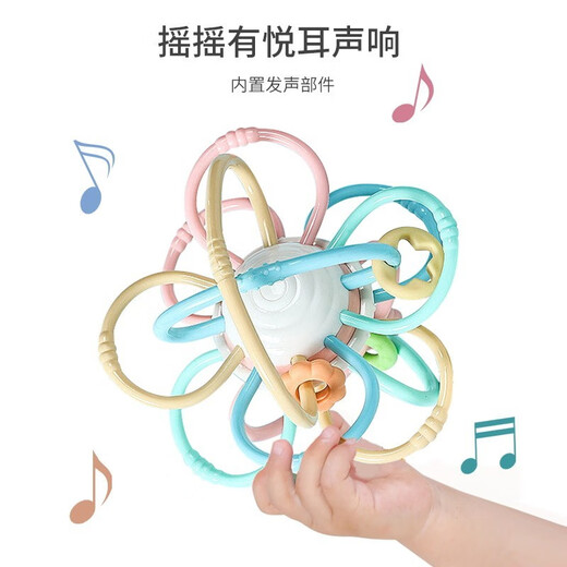 Dr. Ma Manhattan Ball Beißring Baby Hand Ball Spielzeug Baby Früherziehung Rassel Spielzeug Geburtstagsgeschenk