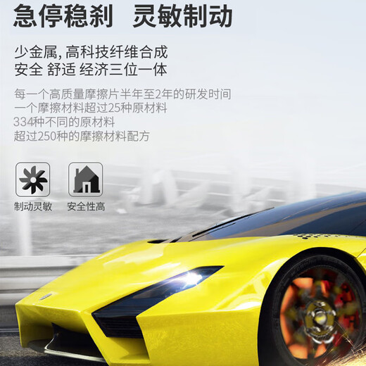 Tamington TEXTAR brake pad rear pad 2521411 is suitable for Audi A6L