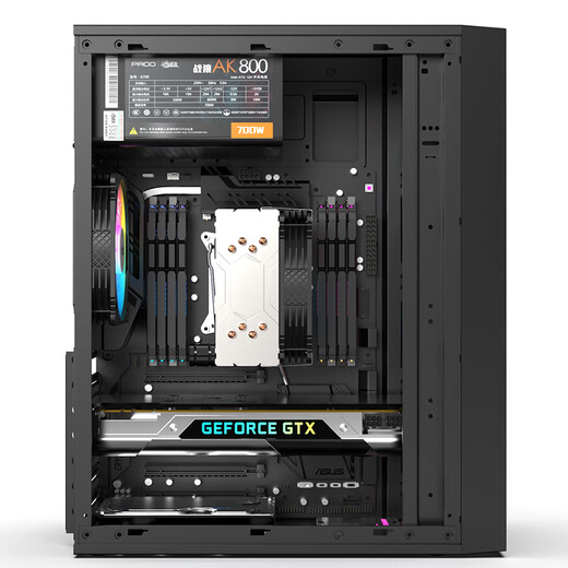 Navigator Core i3/i5/i7 quad-core enterprise office commercial stock trading office home entertainment desktop computer host DIY assembly machine complete set of five intel Core i7丨16G丨512G SSD