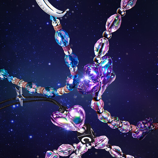 CASETIFY Star Diamond/Fantasy mobile phone chain, suitable for all iPhone series, mobile phone accessories lanyard mobile phone chain, colorful love short chain