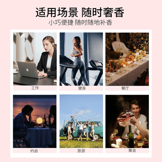 Big brand same fragrance perfume sample 3ml no man's land rose black opium azure high-end light fragrance long-lasting fragrance 1 piece 3ML real me