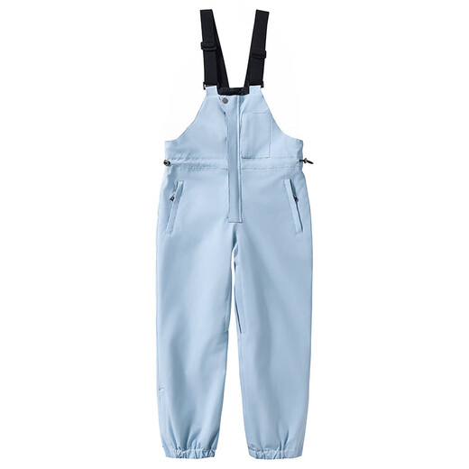 Zailu children's ski pants for boys and girls, snowboard and double board ski overalls, winter snowy warm and thickened snowproof pants, blue 120cm 110110-120CM