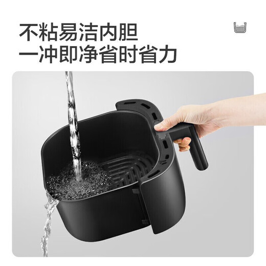 SUPOR air fryer household 6L large-capacity smart electric fryer, oil-free and low-fat frying, LCD touch smart reservation, multi-function oven French fries machine KD60D818