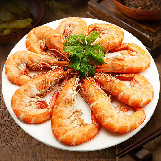 Binxian Domestic Domestic Qingdao Prawns Fresh Shrimp Boxed Prawns 4050Specifications Net Weight 3Jin Jin is equal to 0.5kg - Direct from the source