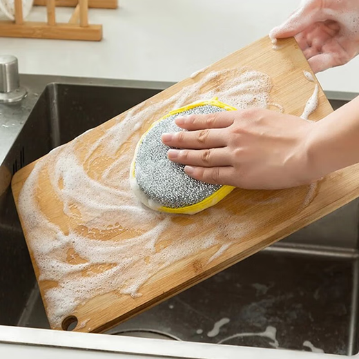 Selection of thickened and durable dishwashing sponge for kitchen cleaning, decontamination, dishcloth, scouring pad, ingot towel 15 pack