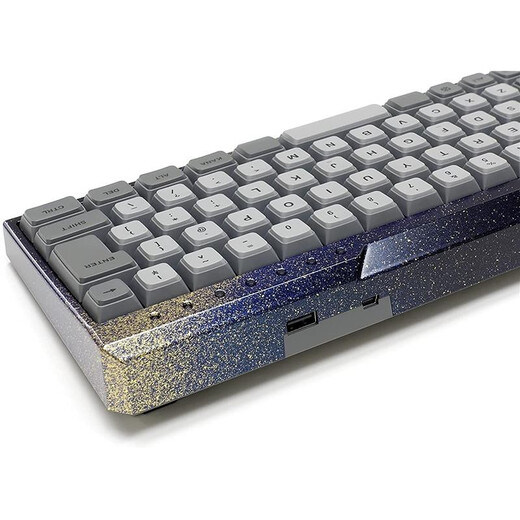 Filco JD Logistics Japan Direct Mail FILCO Galaxy Gold Lacquer Mechanical Keyboard Japanese Arrangement 66 Keys KOBO-GXG08 Red Axis Matte Black Keycaps