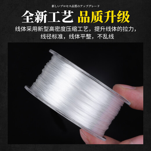 Luo Lanmei imported high-end beaded elastic cord crystal bracelet special rope wear-resistant toy beaded bracelet white