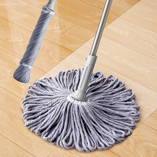 Yizi self-twisting water mop with lock for cleaning floor absorbent mop, hand-free washable mop YZ-N01