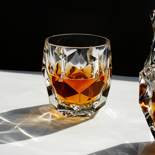 BOHEMIA Czech imported crystal glass whiskey brandy bottle wine set household light luxury prism wine bottle single pack