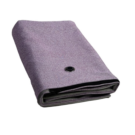Aishangxiang electric heating blanket heating shawl USB plug-free heating blanket leg warmer outdoor home single office leg warmer washable nap blanket noble purple 15 seconds quick heating gift box