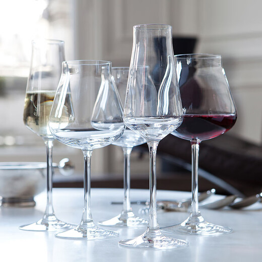 Baccarat CHATEAU winery series flute-shaped champagne glasses, matching glasses, gifts, transparent wine glasses