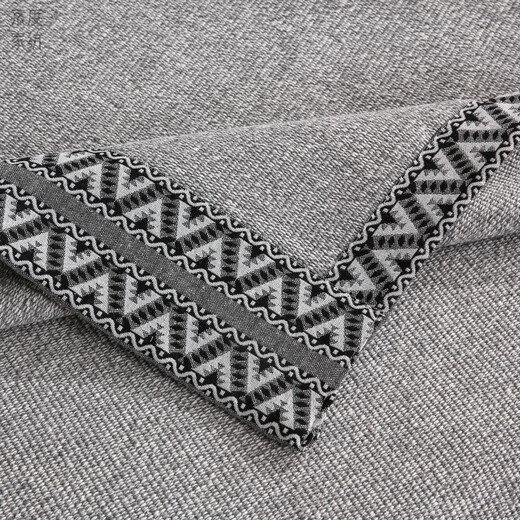 Jingdu new Chinese solid wood sofa cushion cotton and linen thickened sofa cushion 123 combination sofa cover non-slip sofa cushion cover modern Chinese style-khaki 90*210cm