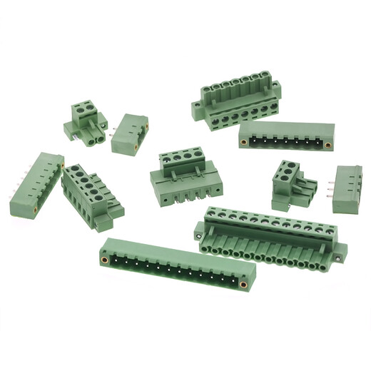 TaoTimeClub 5.08MM plug-in terminal block KF2EDG-5.08 male-female docking 4P straight pin 1 set