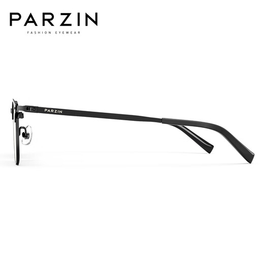 帕森（PARZIN）防蓝光防辐射眼镜架 男女通用方框商务钛材质抗蓝光护目镜 15867