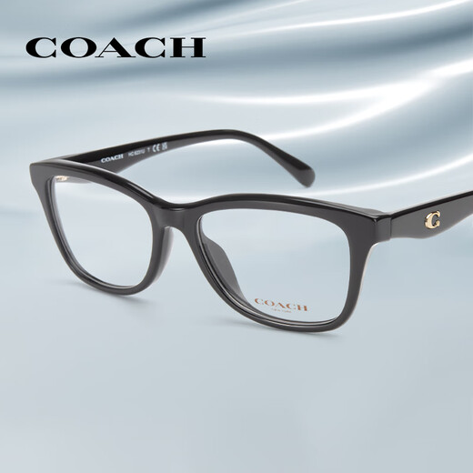 Entrenador 2024 Marco de gafas de tablero negros de nuevo producto de nuevo producto para mujeres HC6231 El marco de miopía de moda y versátil puede igualar el grado de 7 días que se intenta con Zeiss Yishi Road Coach Coach Perfume