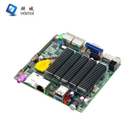 研域N29工控主板赛扬J1900四核迷你ITX工业一体机NUC电脑单/双千兆网口2COM串口12x12工控机NANO小主板 赛扬J1900 单网2串 6*USB N29_1L