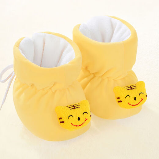 Octubre Shoes de algodón recién nacido de la madre 0-3-6 meses, zapatos de suela suave de niño y niña para el otoño y el invierno de los zapatos de bebé de terciopelo.