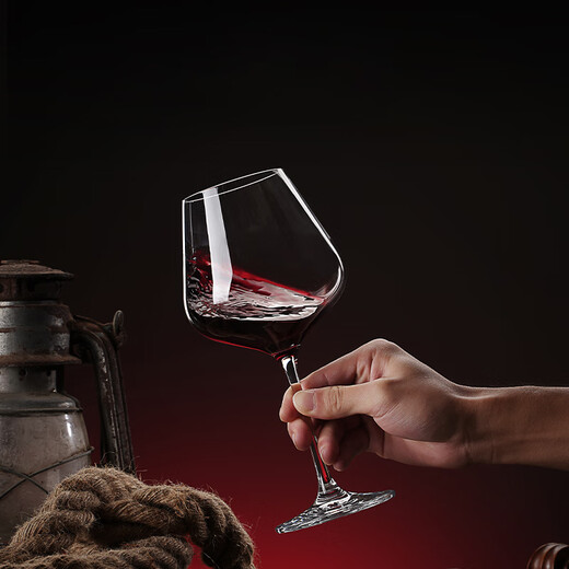 Minghuitong 12-piece home dinner red wine glass set crystal goblet decanter wine glass burgundy wj family mass-selling pack 350 crystal 12-piece set