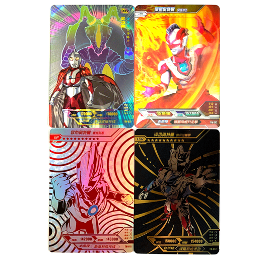 Kayou Ultraman Card Blind Pack Comminess Comminess Clorkful Version Single Collect Card Full Star Card Полная набор карт Rainbow Lucky Bag 2 (Железная коробка + 7 карт упаковки)