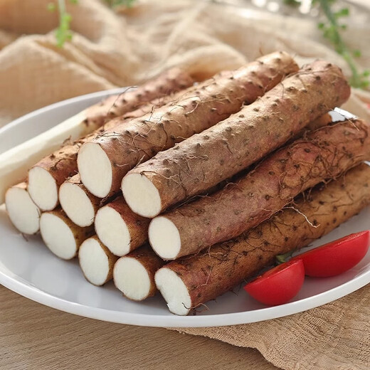 Jingxijia Authentic Wenxian sandy soil yam, fresh soft glutinous iron bar yam, premium gift box - new and old packaging shipped randomly, 5Jin Jin equals 0.5kg gift box