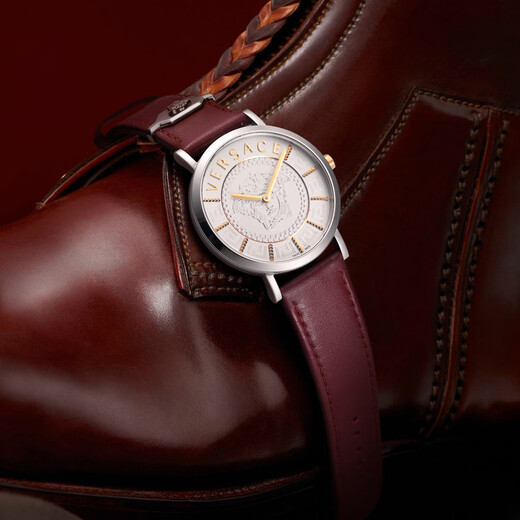 Versace (VERSACE) Swiss watch ladies Medusa quartz watch gift box New Year's birthday gift for girlfriend VEK400221-36MM