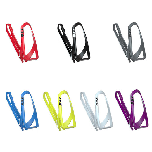 Enlee bicycle water bottle holder road mountain bike water cup holder PC plastic bicycle water cup holder cycling water bottle holder accessories white (with screws)