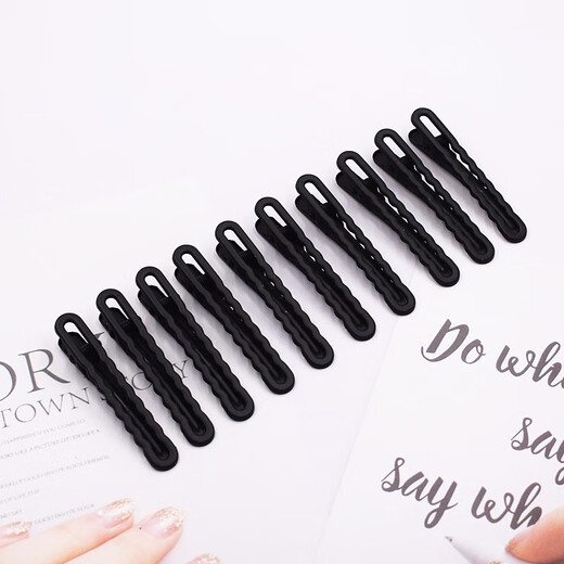 Zhuo Keke Broken Hair Clips, Headwear, Hair Clips, Side Clips on the Back of Women's Heads, Forehead Bangs Clips, One-Line Clips, Duckbill Clips, Top Small Mixed Pack of 10