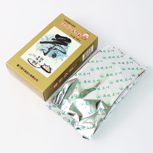 海堤中茶三印水仙茶叶 岩茶福建乌龙茶盒装 XT809二级 110g*4盒