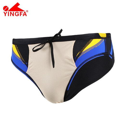 YINGFA YINGFA slip de bain homme maillot de bain de compétition professionnel maillot de bain homme 9462-3 jaune bleu 3XL