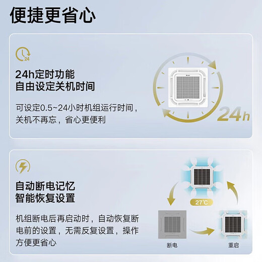 Gree Enterprise Procurement Central Air Conditioning 2 HP, 3 HP, 5 HP Ceiling Units, Frequency Heating and Cooling Commercial Office Embedded Ceiling Air Conditioning Patio Unit Regular Invoice Trade-In 3 HP First Class Energy Efficiency Variable Heating and Cooling 220V Recommended 30-40m2