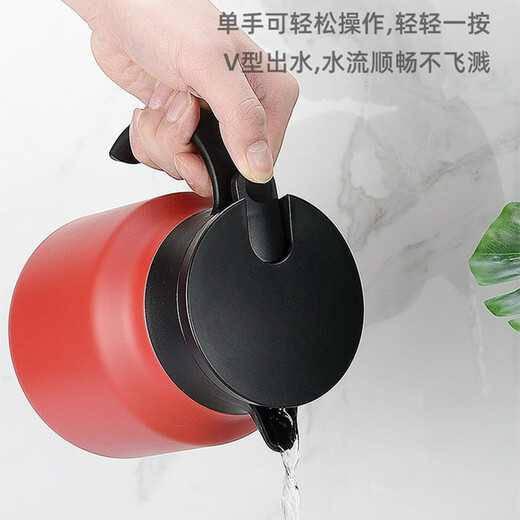 JRINKTEEA high-end 316 stainless steel mini tea insulated kettle tea water separation stewing tea kettle stuffy kettle small capacity coffee pot black gold 800ml