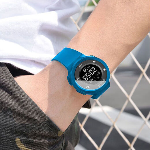 Pingxiao Running Watch Marathon Special for Male Students Trendy Waterproof and Anti-fall Female Elementary School Sports Youth Junior High School Pink [30 Meters Waterproof]