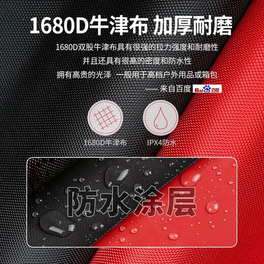 Delixi tool bag is strong and durable, multi-functional repair canvas tool bag for electricians, thickened large storage bag, 18 inches, classic double-layer thickened fabric