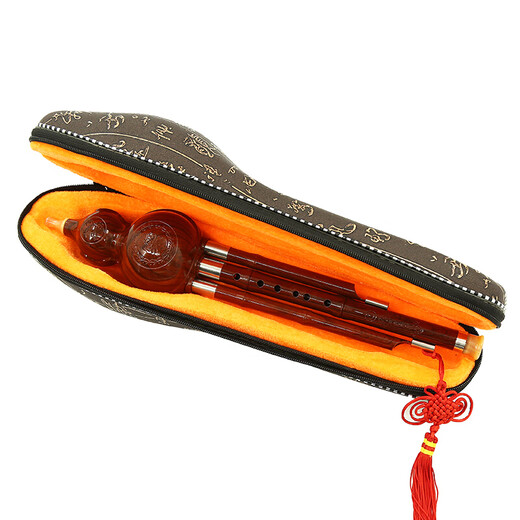 
Meidewei MIDWAY Hongtianxia C-tuning Hulusi Anti-fall imitation mahogany three-tone imitation Hulusi musical instrument National wind instrument Imitation mahogany B-tuning