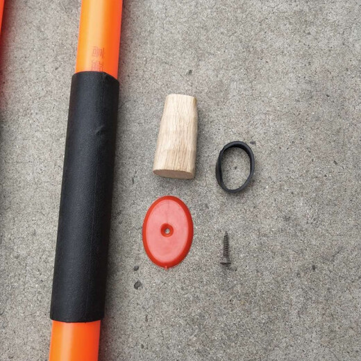 JPHZNB handle sledge hammer handle foreign pick handle glass fiber plastic handle plastic handle anti-shock anti-slip octagonal hammer 95cm anti-shock hammer handle + leather ring
